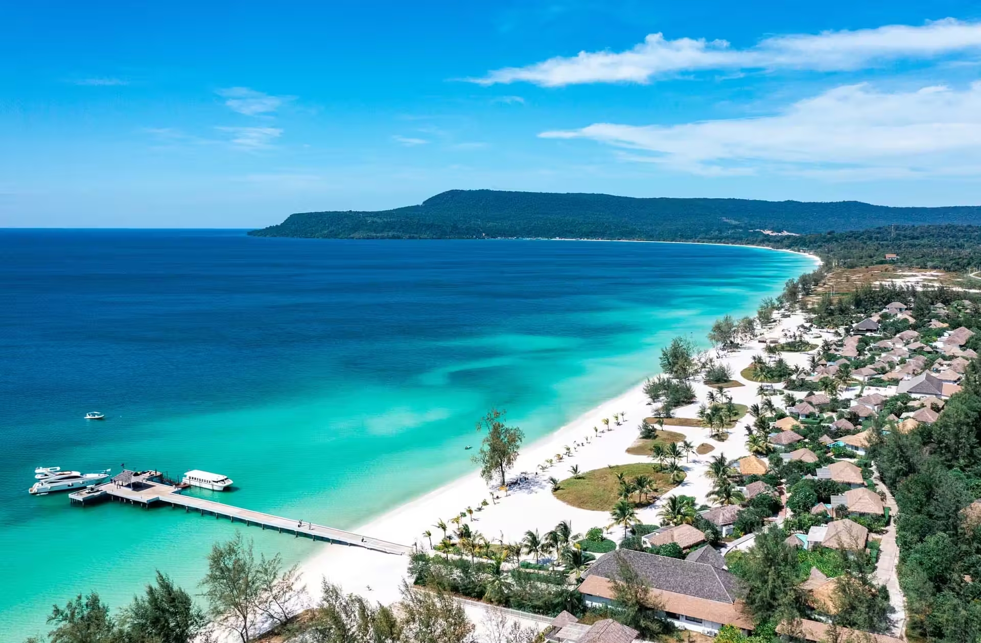 Menikmati Pulau Tropis Dengan Suasana Laut Yang Tenang